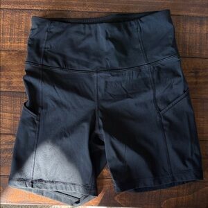 CRZ YOGA Black Bike Shorts